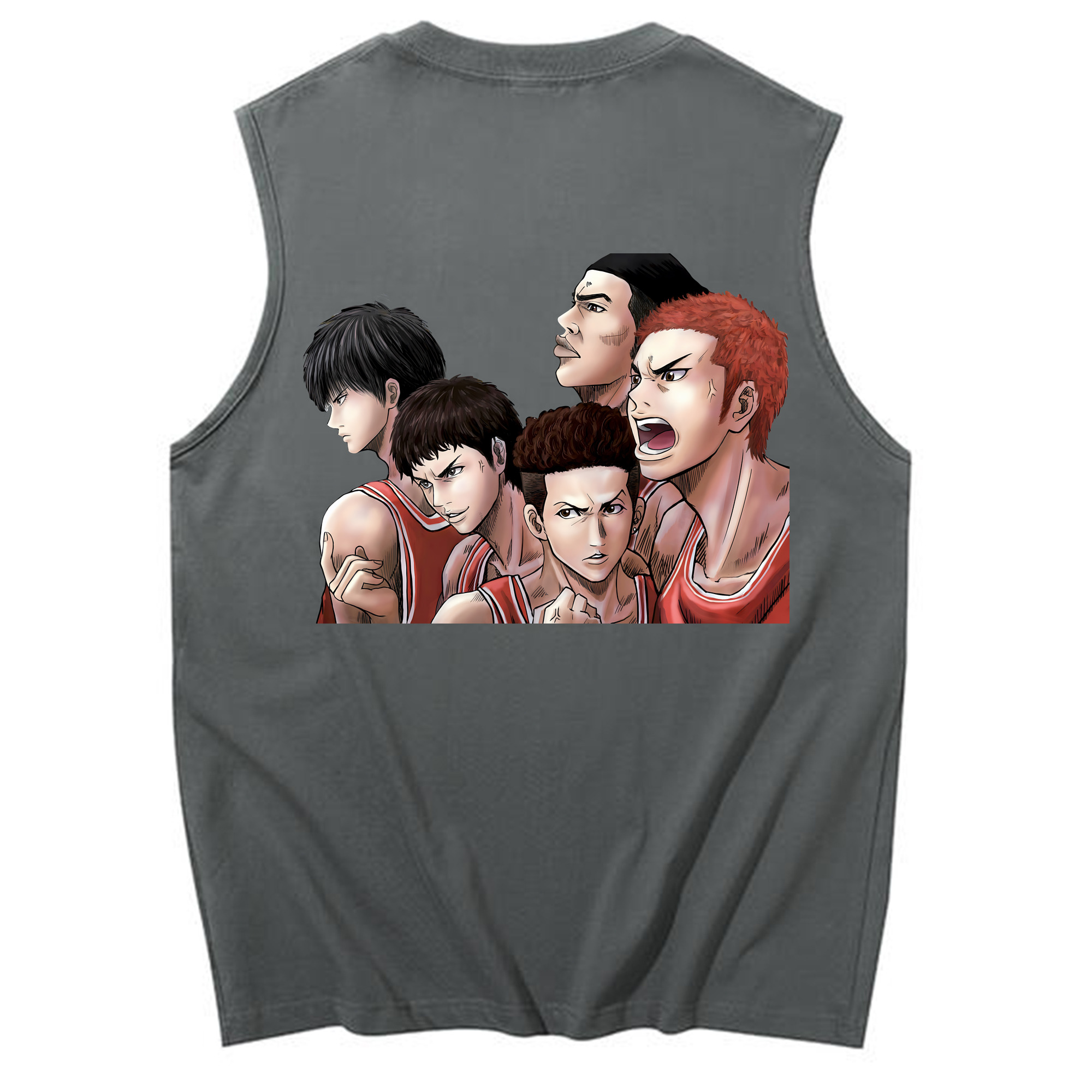 （画像用） SLAM DUNK／スラムダンク コットン100％タンクトップ（背面プリント）